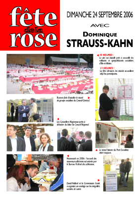 Journal de la Fête de la Rose 2006