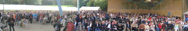 Vue panoramique lors de la Fête de la Rose 2006