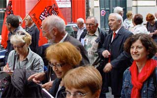 Jean-Louis Tourenne et Daniel Delaveau dans le cortège