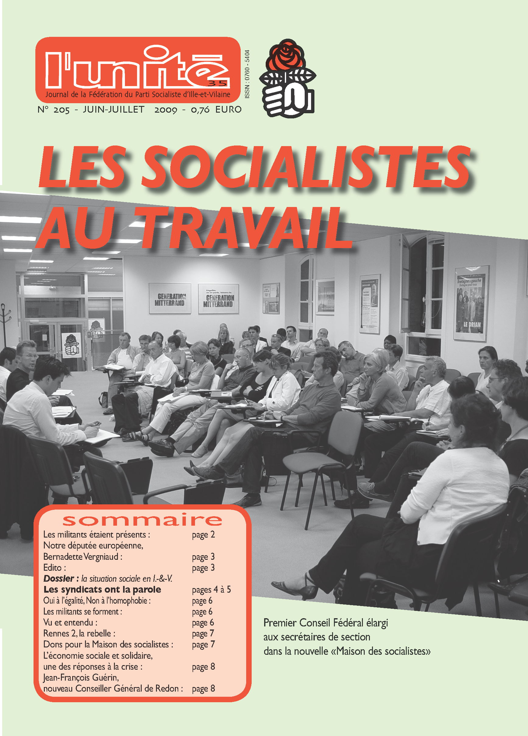 L'unité 35 n° 205 L'unité 35 n° 205