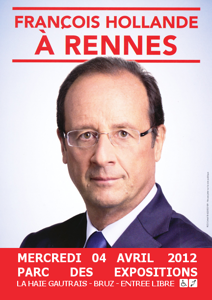 Meeting de François Hollande à Rennes